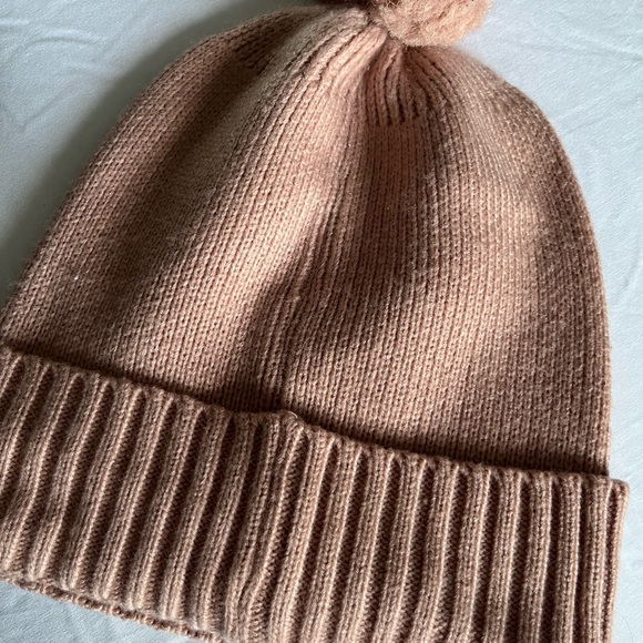 Victoria's Secret Blush/Pink & Rhinestone Stocking Cap Hat - Picture 4 of 6